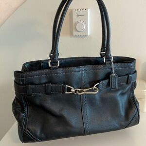 Black Coach purse Hampton